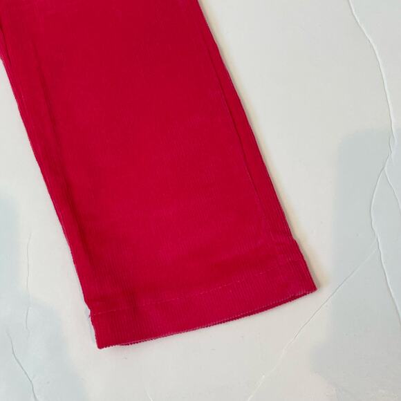 NWT TBBC Size 12 Girls Pep Club Pant in Corduroy Raleigh Red - Picture 3 of 4